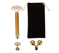 VINTORKY 1ensemble Roller Jade Électrique Pour Visage Outil De Massage Anti-âge Relaxation Et Soin Peau Stimule La Circulation Et Réduit Rides Parfait Pour