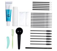 VINTORKY 1ensemble Set De Colorante à Sourcils Étanche Gel De Maquillage Pour Sourcils Avec Brosse Pommade De Styling Pour Look Naturel Et Élégant Couleur Châtaigne