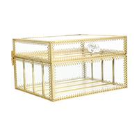 VINTORKY 1pièce Boîte De Rangement Cosmétique Et Organiseur De Maquillage Élégant Avec Couvercle Pour Dresser Et Gagner De Espace