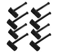 VINTORKY 2 Ensembles Pontets de Chevalet pour Basse Électrique 4 Cordes, | Lot de Sets de Longs et 2 Courts, Finition Noire, Installation Facile, Limite le Glissement Dérive