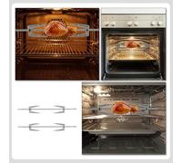 VINTORKY 2 Ensembles Set de Fourchettes Barbecue Acier Inoxydable Accessoires de Cuisine pour Four Durable et pour Rôtir Viandes et Volailles Extérieur