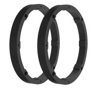 VINTORKY 2 Pièces Anneaux D'Espacement Pour Haut-Parleur Auto 6.5 Pouces Cales Antivibration En Pvc Universel AméLiore Qualité Sonore Installation Facile