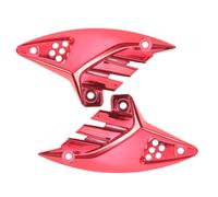 VINTORKY 2 Pièces Cache D’aileron Latéral de Moto Lame Rouge en Plastique Décoratif