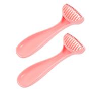 VINTORKY 2 Pièces Couteau à Épiler Épilateur Outil D'épilation Pour Femmes Rasoir Portatif Tondeuse à Cheveux Publique Pour Femmes Tondeuse Bikini Pour Femme Tondeuse Femme Plastique Rose