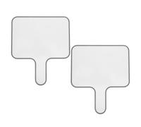 VINTORKY 2 Pièces Palette de Réponse Portable Double Face, Tableau Blanc Effaçable à Sec Réutilisable pour Tableau de Score de Juge