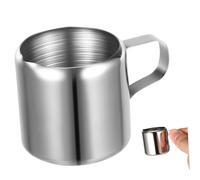 VINTORKY 2 pièces Pichet Mousseur Lait Inox Crémier Café Lait Mousseux pour Latte et Sauces Adapté Maison Café Restaurant