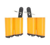 VINTORKY 2 Pièces Sifflet Puissant Sifflet à Pigeons Portable pour Oiseaux, Abs et Acier, Portable, Fréquence Réglable, Entraînement des Oiseaux, pour Propriétaires Couleur Aléatoire