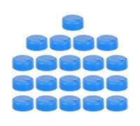 VINTORKY 20 Bouchons de Rechange pour Bouteilles D'eau en Plastique Bleu, Anti-déversement, Filetés, Faciles à Utiliser pour Distributeurs D'eau Cuisine, Lot de 20