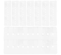 VINTORKY 20 Pièces Protection Thermique pour Extensions de Cheveux Invisible en Pvc 10 Trous, Dispositif Adhésif pour Cheveux, Kit Multifonction pour Coiffure et Séparation