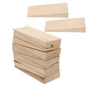 VINTORKY 24 Pièces Cales en Bois Beige pour Coin de Manche de Marteau et Hache, Installation Simple, Stabilité Renforcée pour Réparations D'urgence et Travaux de Charpentier