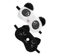 VINTORKY 2Pièces Design Respirant Protection pour Voyage et Détente Panda et Chat