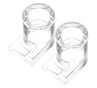 VINTORKY 2pièces Distributeur Eau Acrylique Transparent pour Fourmis et Reptiles Abreuvoir Facile à Nettoyer pour Lézards Tortues et Dragons Barbus Accessoires pour Animaux Petits