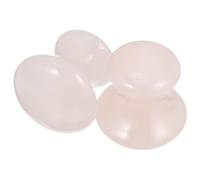 VINTORKY 2pièces Outils Massage Gua Sha Visage Cristal Naturel Baguette Forme Champignon Musculaire Compacte Et Doux Pour Peau Sensible Femmes