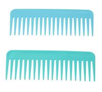 VINTORKY 2pièces Peigne Démêlant Anti- Large Avec Dents Épaisses De Peignes De Coiffage Pour Cheveux Frisés Adapté Aux Femmes Hommes Et Voyage Et Usage Ciel