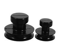 VINTORKY 2pièces Poignées Ventouse Caoutchouc pour Bols Chantants Lot Outils Durables de Levage pour Bols Accessoires Pratiques pour Relaxation Sonore et Yoga