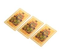 VINTORKY 3 Pièces Carte Amulette Chinoise 2024, Style Chinois | Porter ou Suspendre, Décoration de Table et Voiture, Motif Net aux Couleurs Vives, pour Paquet ou Coffret