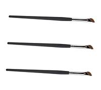 VINTORKY 3 Pièces Pinceau Eyeliner Pinceau à Sourcils Angulé et Correcteur Outils pour Maquillage Parfait et Pratique à Emporter