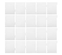 VINTORKY 4 jeux d'intercalaires vierges à écrire - Onglets prédécoupés en 1/5, intercalaires perforés 3 trous, séparateurs de pages blanches 11 x 9 pouces, pour cahier à feuilles mobiles,