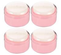 VINTORKY 4 pièces Boîte Garçon Fille Portable avec Houppette Douce Contenant Vide pour et Résistant pour Garçon Fille été Humide