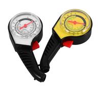 VINTORKY 4 pièces Manomètre de Pression Pneus Voiture Indicateur Précis et Portable Compatible Véhicules Contrôle Facile et Fiable Pression des Roues