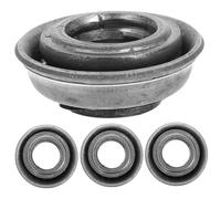 VINTORKY 4 pièces Roulements de Roue pour Fauteuil à Roues Kit Accessoires Durables et Stables pour Essieux de Chaises à Roues Remplacement Fiable et Longue Durée Couleur Argentée