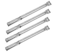 VINTORKY 4 Pièces Tube de Brûleur Réglable en Acier Inoxydable pour Barbecue à Gaz, Accessoire Facile à Installer, Protection L'exposition Directe la Flamme, Compatible Fours Domestiques