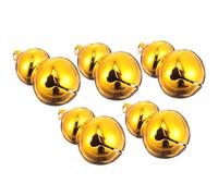 VINTORKY 5 Pièces Clochette Gourde en Laiton, Sonore, Pendentif pour Animal | Décoration de Noël à Suspendre, Anneau Inclus, pour Fermetures Éclair et Guirlandes, Ambiance Festive