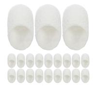 VINTORKY 50 boules de soie nettoyantes pour le visage, gommage et massage du visage, exfoliation en douceur pour éliminer les points noirs et resserrer les pores. 2,5 x 1,5 cm