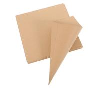 VINTORKY 50 Cônes en Papier Kraft Style Vintage Classique pour Confettis de Mariage, 50pcs Ruban Adhésif Double-face, pour Décoration de Fête