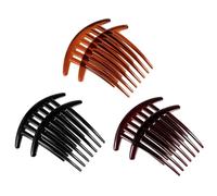 VINTORKY 6 Pièces Peigne à sept dents outil de cheveux de française bouclé hair charms hair toppers peigne afro outil de cheveux torsades françaises clips de peigne à cheveux résine