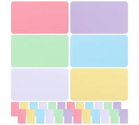 VINTORKY 600 cartes de visite vierges, 6 couleurs, format 8,9 x 5,6 cm, en papier kraft. Étiquettes pour messages professionnels.