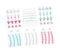 VINTORKY 6feuilles Autocollants Pour Yeux Décorations Éblouissantes Pour Maquillage Festivals Et