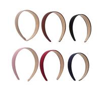 VINTORKY 6pièces Bandeaux Large Non-glissant Couleur Accessoires Cheveux Élégants Pour Femmes Et Filles Assortiment De Couleurs