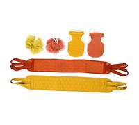 VINTORKY 6pièces De Exfoliant Éponge De Bain Maille Scrubber Pour Set De Gingembre Brique