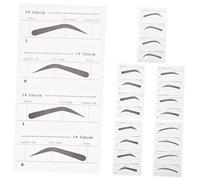 VINTORKY 6pièces Pochoirs Sourcils Jetables Kit Maquillage Femme Traceur Sourcil Pratique Multi-formes