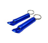 VINTORKY 6Pièces Porte Lampe Torche LED Ouvre Bouteille Pendentif Élégant Décoration de Clé Multifonctionnelle pour Hommes Femmes Couleurs Mélangées