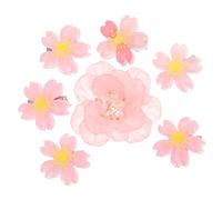 VINTORKY 7Pièces Set de Barrettes à Fleurs Accessoires Élégants Clips Floral Chic et Pratiques pour Tenues