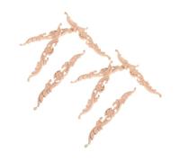 VINTORKY 8 Pièces Appliques Sculptées Européennes Lot de Décorations Murales Naturel pour Armoires Meubles et Décor Intérieur Installation Facile et Design Élégant