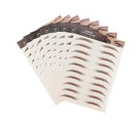 VINTORKY 8Feuilles Autocollants à Sourcils Imperméables Faciles à Utiliser Définition pour Sourcils Rares et Inégaux