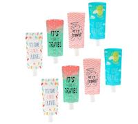 VINTORKY 8pièces De Voyage Étanches Pour Lotion Shampoing Et Flacons De Designs Étoilé Ciel à Avion