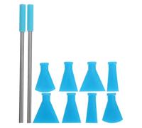 VINTORKY Accessoires de Peinture Acrylique Souffleur et Buses en Acier Inoxydable, Kit Polyvalent pour Techniques de Pouring Artistique et Activités Manuelles Créatives