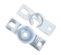 VINTORKY Accessoires pour Volet Roulant en Fer Argenté, Facile à Installer, Haute Dureté, 2 Ensembles, Support de Fixation pour Stores Enrouleurs à Usage Domestique et Bureau