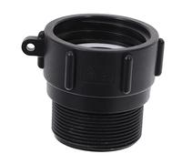 VINTORKY Adaptateur Connecteur De Réservoir 2 avec Joint pour Vidange, Raccord Mâle Tuyau D’arrosage, Plastique Solide Résistant Chimie, Usage Jardinage Irrigation Extérieure