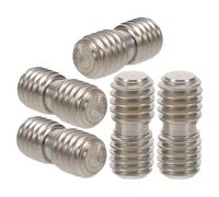 VINTORKY Adaptateur Vis de Débosselage Automobile M8 Métrique vers 5/16 Anglais, 5 Pièces, Embouts de Stylo de Nivellement Métalliques, Outil de Réparation de Bosses sans Peinture,