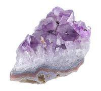 VINTORKY Amas de Cristaux Naturels D’améthyste 3 Cm, Décoration en Cristal Naturel pour Maison et Bureau, Ornement en Pierres Naturelles pour Création de Bijoux et Ambiance Zen