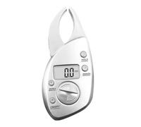 VINTORKY Appareil pour Maigrir Portable Argenté Pince à Plis Cutanés Abs Léger pour Mesure Précise du Pourcentage de Graisse Corporelle à Domicile Salle de Sport