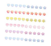 VINTORKY Autocollants Nail Art DIY 60 Pcs Mélange de Tranches Bonbons Souples Décoration Ongles Coque Téléphone Femme Créative Bricolage Manucure Style Aléatoire