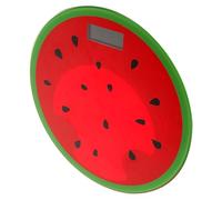 VINTORKY Balance Électronique Portable en Verre Trempé de Pastèque, Mesure Haute Précision pour Peser Corps Jusqu'à 180kg, Design Cartoon Décoratif