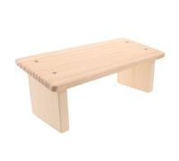 VINTORKY Banc de Prière en Bois Beige, Surface Facile à Entretenir, Taille Compacte et Portable, pour Prière Communautaire ou Espace de Culte à Domicile