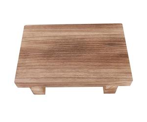 VINTORKY Banc Marchepied en Bois Léger et Stable pour Chambre, Repose-Pieds Multifonctionnel pour Lits Hauts et Usage Intérieur